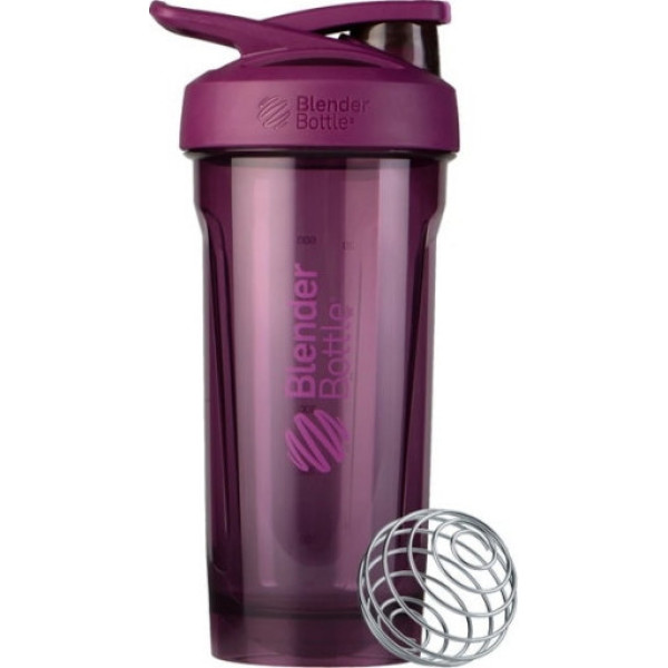 Blender Bottle Botella Mezcladora Strada Tritan 820 Ml Morado