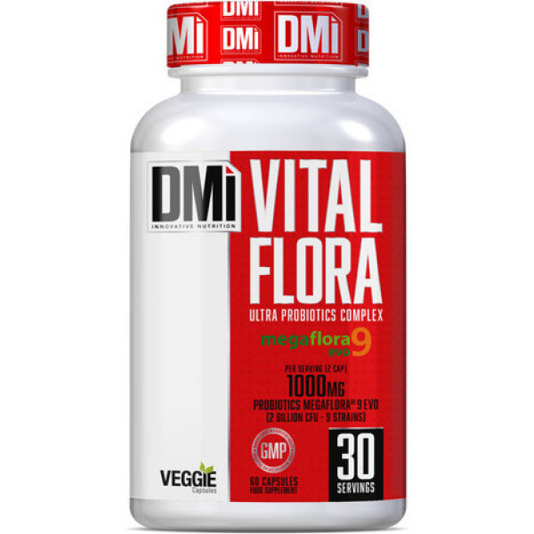 Dmi Nutrition Vital Flora (probiotics Megaflora9 Evo®) 60 Cap