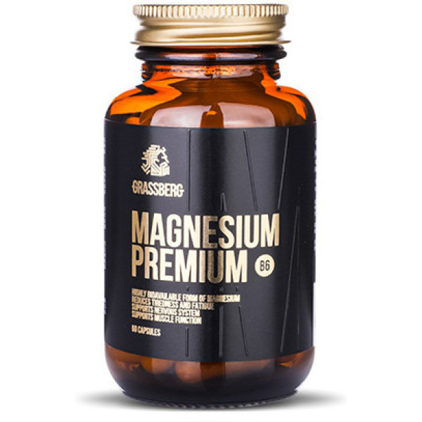 Grassberg Magnesio Premium B6 60 capsule