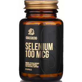 Grassberg Selenium 100 Mcg 60 Caps