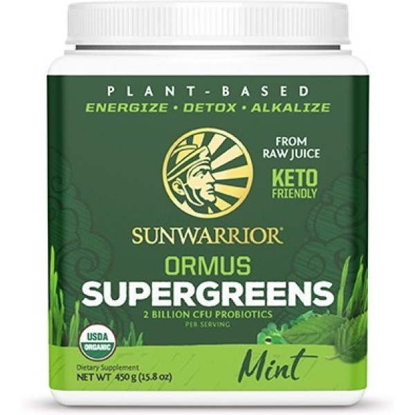 Sunwarrior Ormus Super Greens Organic 450 Gr