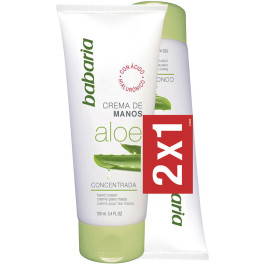 Babaria Aloe Vera creme para as mãos lote 2 peças unissex