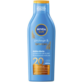 Leite Nivea Protege e Bronzeia FPS 20 200ml Unissex