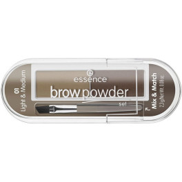 Essence Brow Powder Polvos Para Cejas 01-light & Medium 23 Gr Mujer