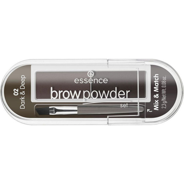 Essence Brow Powder Polvere Per Sopracciglia 02-dark & Deep 23 Gr Donna
