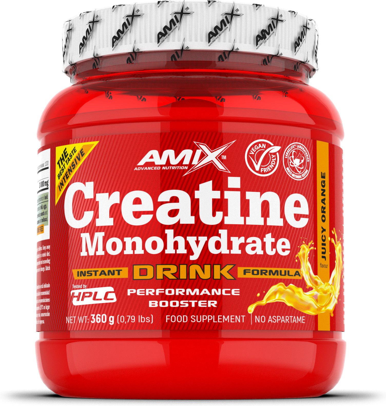 Amix Creatina Monohidrato Powder Drink 360 Gr / Mejora El Rendimiento Deportivo - Aumenta La Masa Muscular / Perfecta Para Deportistas Sabor Naranja-image