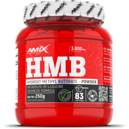 Amix HMB Powder 250 gr / Aumenta la Masa Muscular - Reduce la Grasa Corporal / Perfecto para Deportistas