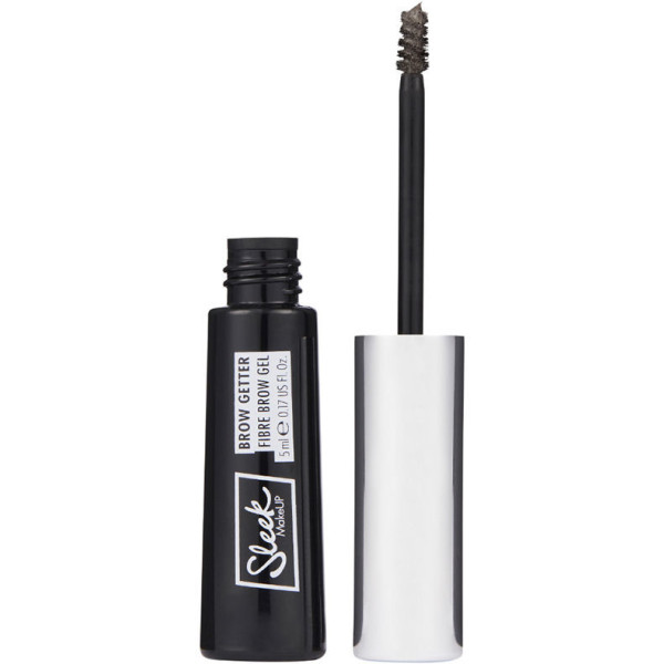 Sleek Eyebrows gel para sobrancelhas getter fibra preto 5 ml Mulher