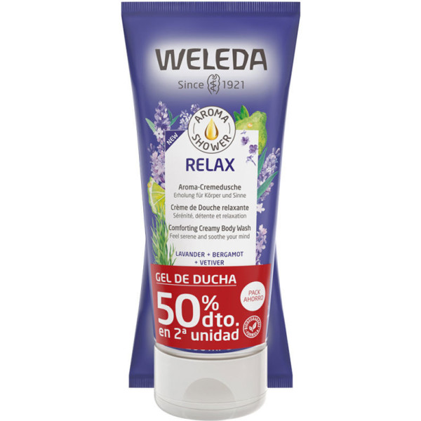 Weleda cos aroma ducha relajante promoción 2 x 200 ml unisex