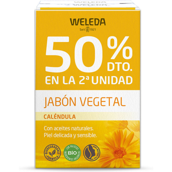 Weleda Cos Caléndula Jabón Vegetal Promo 2 X 100 Gr Unisex