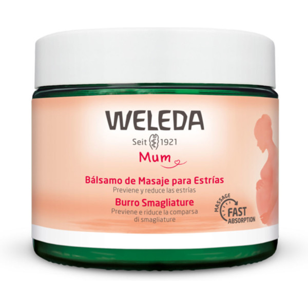 Weleda Cos Mum Balsamo Massaggio Per Smagliature 150 Ml Donna