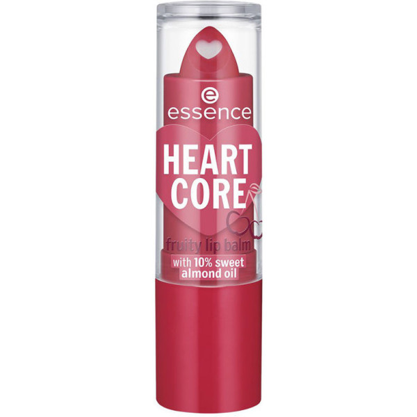 Essence Heart Core Baume à Lèvres Fruité 01-crazy Cherry 3 Gr Femme