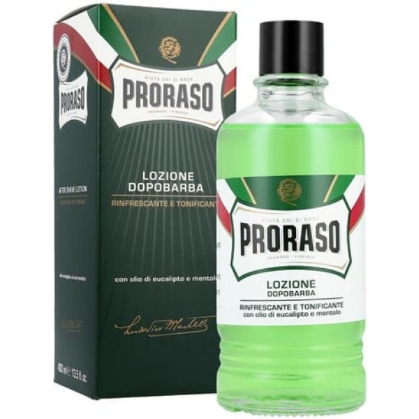 Proraso Professional After Shave Lotion mit Eukalyptus-Menthol-Alkohol 400 ml Mann