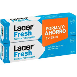 Lacer  Fresh Gel Dentífrico Lote 2 Piezas Unisex