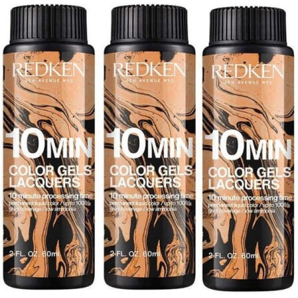 Redken Color Gel Laquer 10 min 4Nn-Café Moído 60 ml x 3 U Unissex