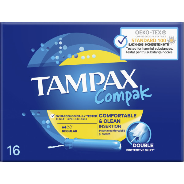 Consumo Tampax Compak Regular (16)