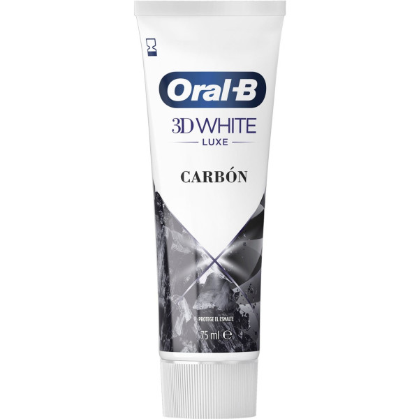 Oral-b 3d White Luxe dentifricio al carbone 75 ml