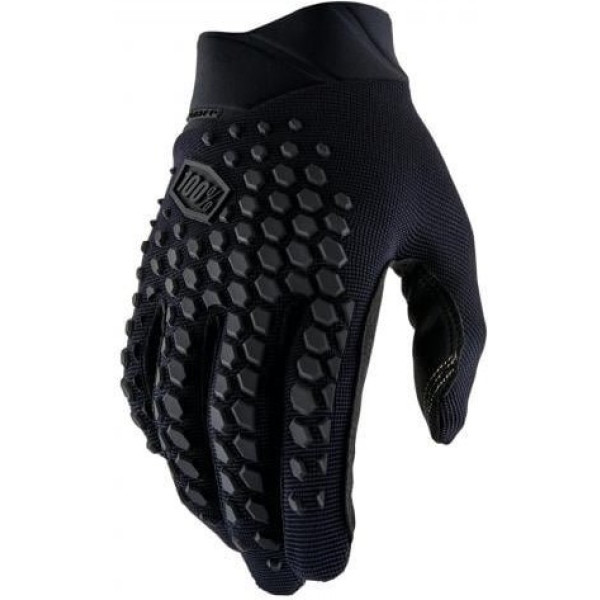 100% Cycling Guantes Geomatic Negro