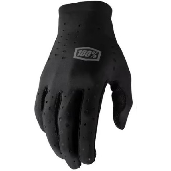 100% Cycling Guantes Largos Sling (negro)