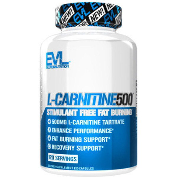 Evlution Nutrition Carnitine 500 120 Gélules