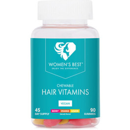 Women's Best Chewable Hair Vitamins Mixed 60 Gummies