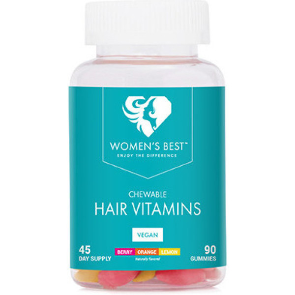 Women's Best Chewable Hair Vitamins Mixed 60 Gummies