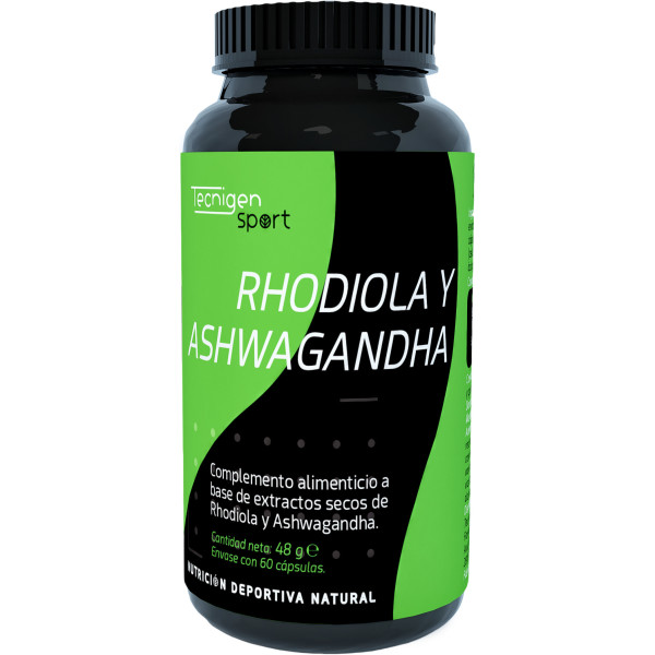 Tecnigen Sport Rhodiola Y Ashwagandha - Bote 60 Cápsulas
