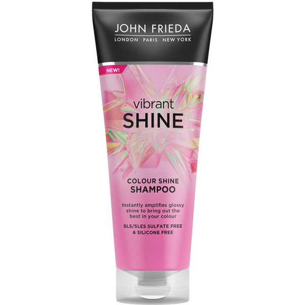 John Frieda Vibrant Shine Shampoo 250 Ml Vrouwen