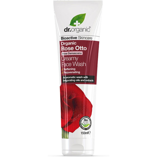 Dr Organic Rosa De Damasco Detergente Viso Cremoso 150 Ml Donna