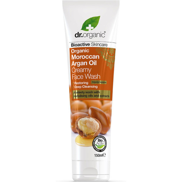 Dr Organic Argan Gezichtsreiniger 150 Ml Vrouw