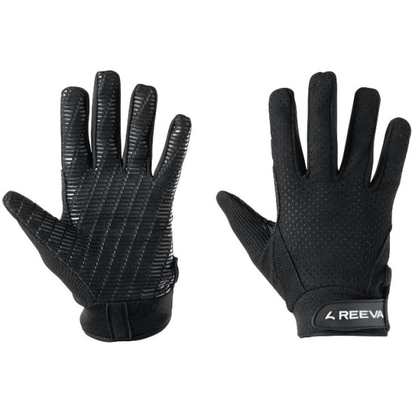 Reeva Guantes De Ultra Agarre Cuero Negro