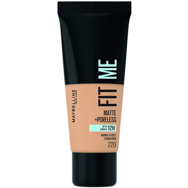 Maybelline Fit Me Fond de Teint Matte+poreless 220 30 Ml Femme