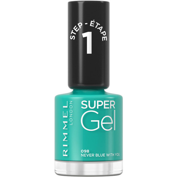 Rimmel London Super Gel Nail Polish 98-Dever Blue con te 12 ml