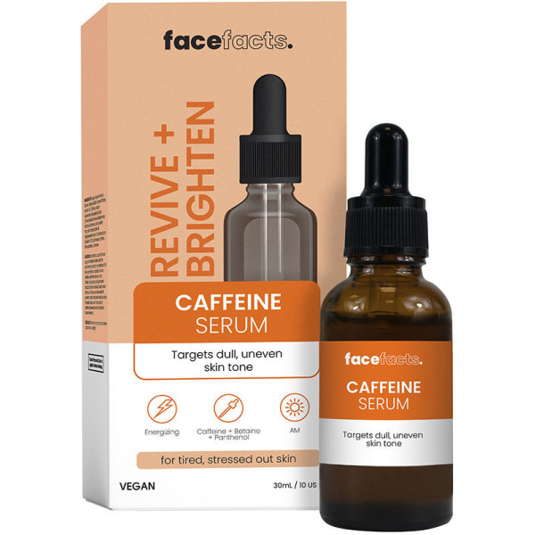 Face Revive+ Brightening Caffeine Serum 30ml Women's Facts