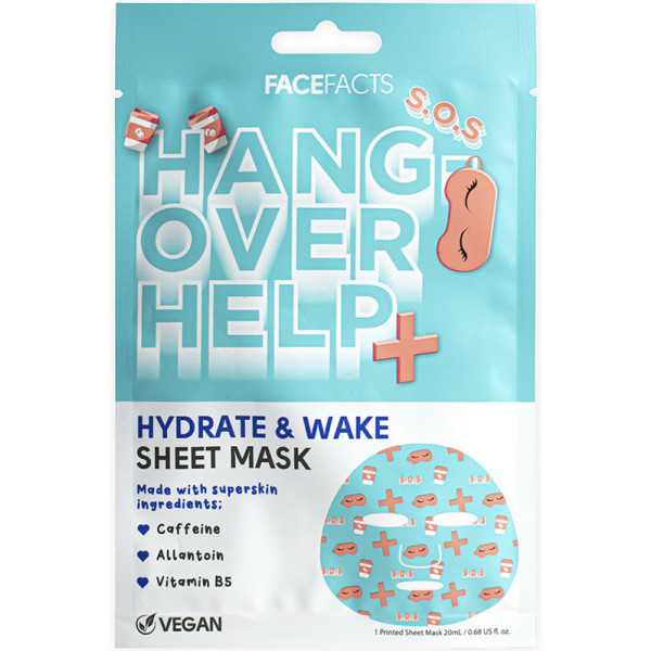 Women's Face Facts Hangover Aid+ Tuchmaske 20 ml