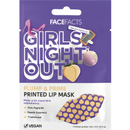 Face Facts Girls Night Out Printed Lip Mask 12 Ml Mujer