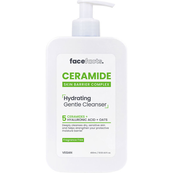 Gezichtsfeiten Ceramide Moisturizing Gentle Cleanser 400ml Dames