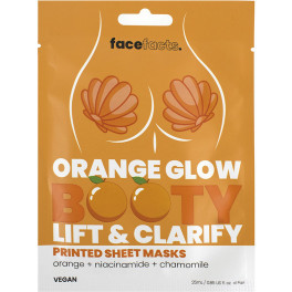 Face Facts Máscaras Orange Glow Booty Lift & Clarify 25 ml para mulheres