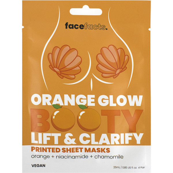 Face Facts Orange Glow Booty Lift & Clarify Masks 25 ml de Mujer