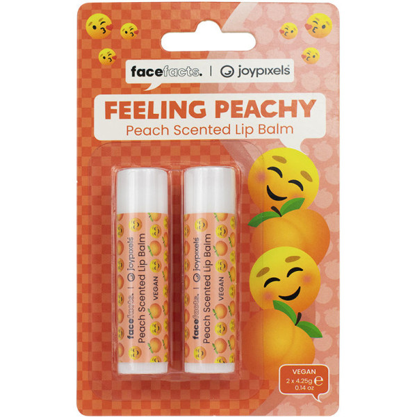 Facts of the face that feel peach lip balm 2 x 425 gruJer