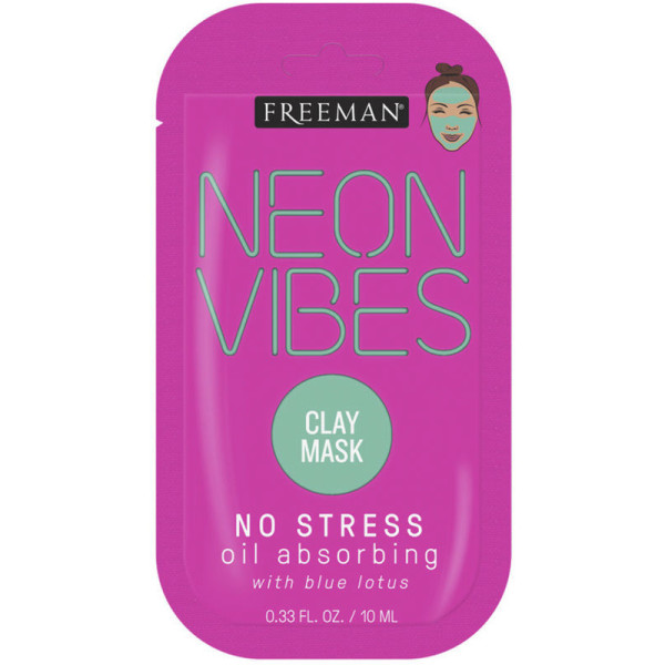 Freeman Neon Vibes Clay Masque 10 Ml Femme