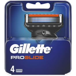 Gillette Fusion Proglide Cargador 4 Recambios Hombre