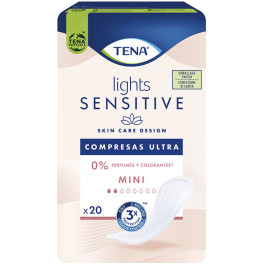 Tena Lady Tena Lights Sensitive Mini 20 U Mulher