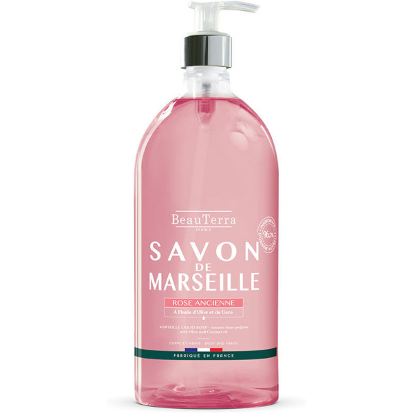 Sabonete Beauterra Marseille Antique Rose 1000 ml unissex