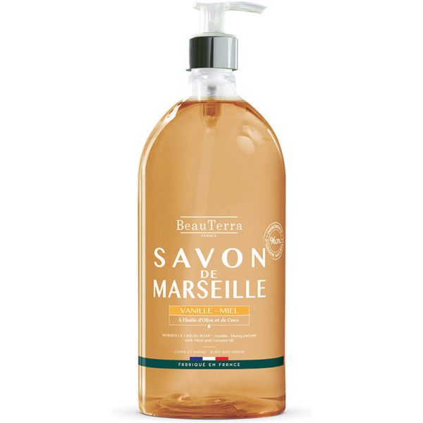 Beauterra Savon De Marseille Vanille Et Miel 1000 Ml Unisexe