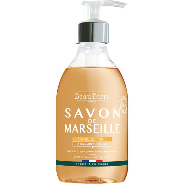 Beauterra Savon De Marseille Vanille Et Miel 300 Ml Unisexe