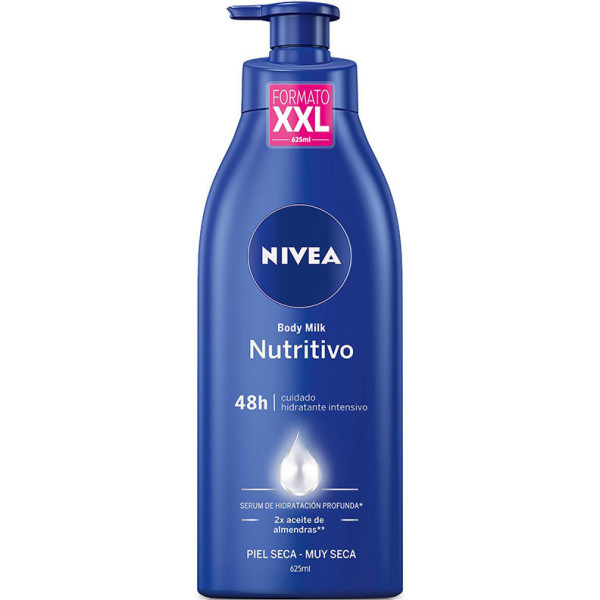 Nivea Nutritious Body Milk Xxl Spender 625 ml Unisex