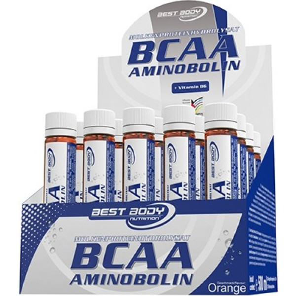 Melhor Nutrição Corporal BCAA Aminobolin 20 Shots X 25 Ml