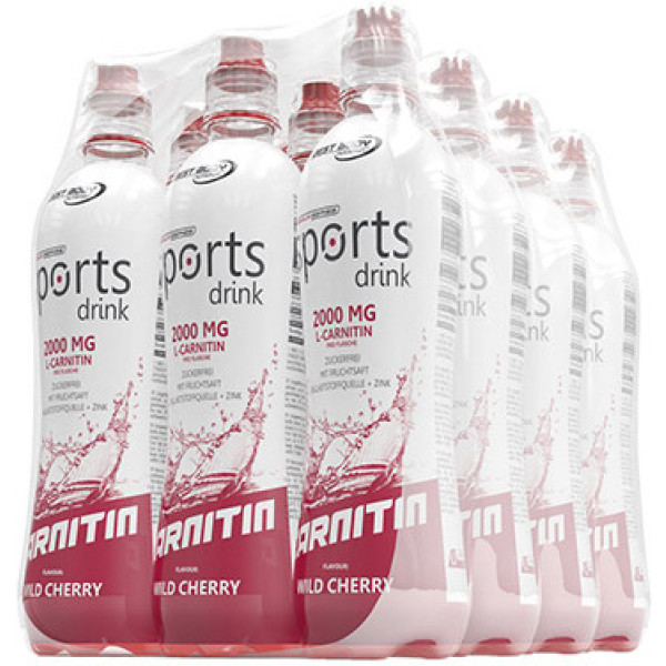 Best Body Nutrition Sports Drink With L-carnitine Rtd 12 Drinks X 500 Ml