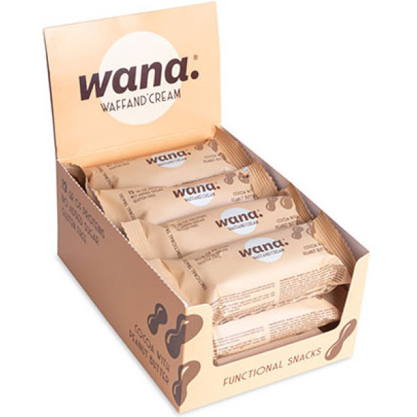 Wana Waffand'cream 12 Barritas X 43 Gr